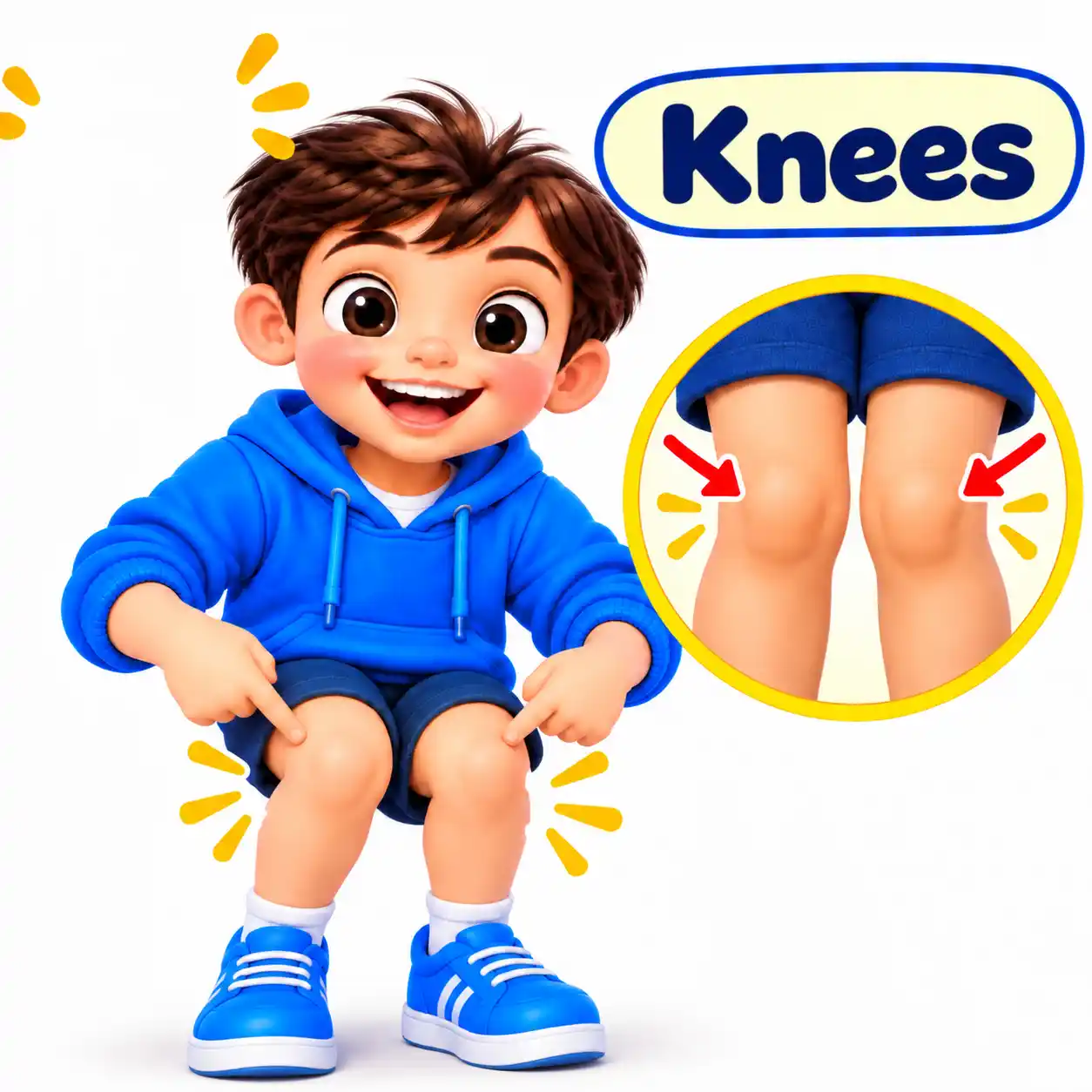 Body Parts Names in English | Learn Human Body Parts with Pictures - Media 18