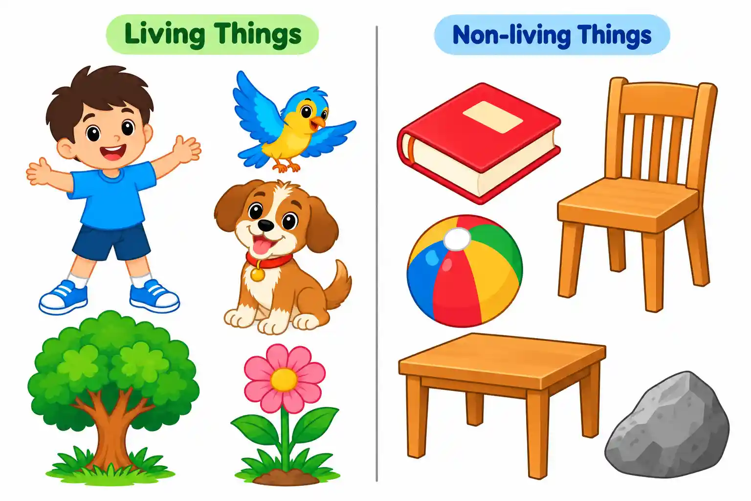 Living and Non-Living Things | Simple Science Guide for Kids - Media 1