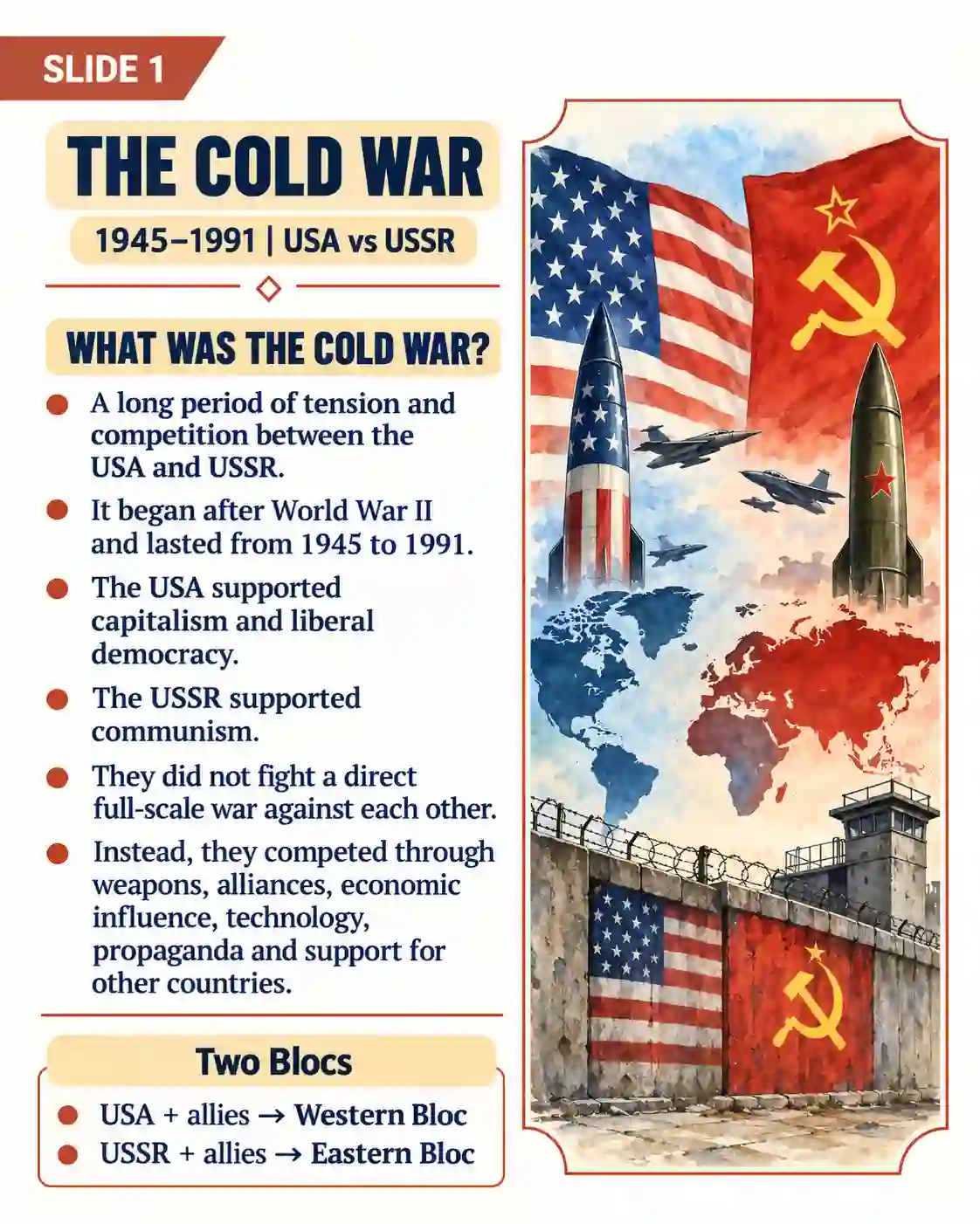 Cold War 1947–1991 | Causes, Major Events and End Explained - Media 1