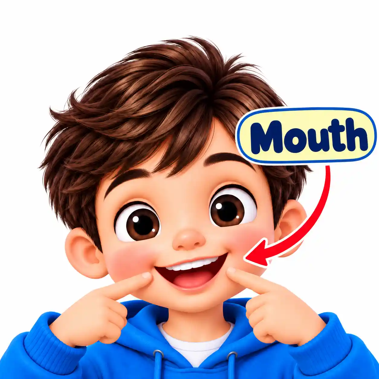 Body Parts Names in English | Learn Human Body Parts with Pictures - Media 21