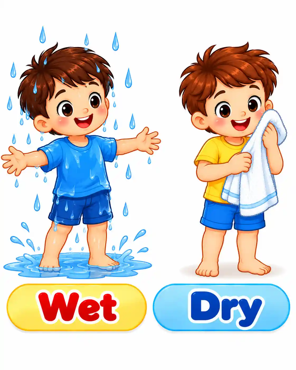 Opposite Words in English with Pictures for Kids - Media 8