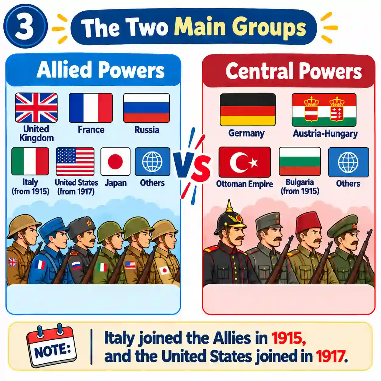 World War 1 Explained | Causes, Events & Consequences | History for Students - Media 3