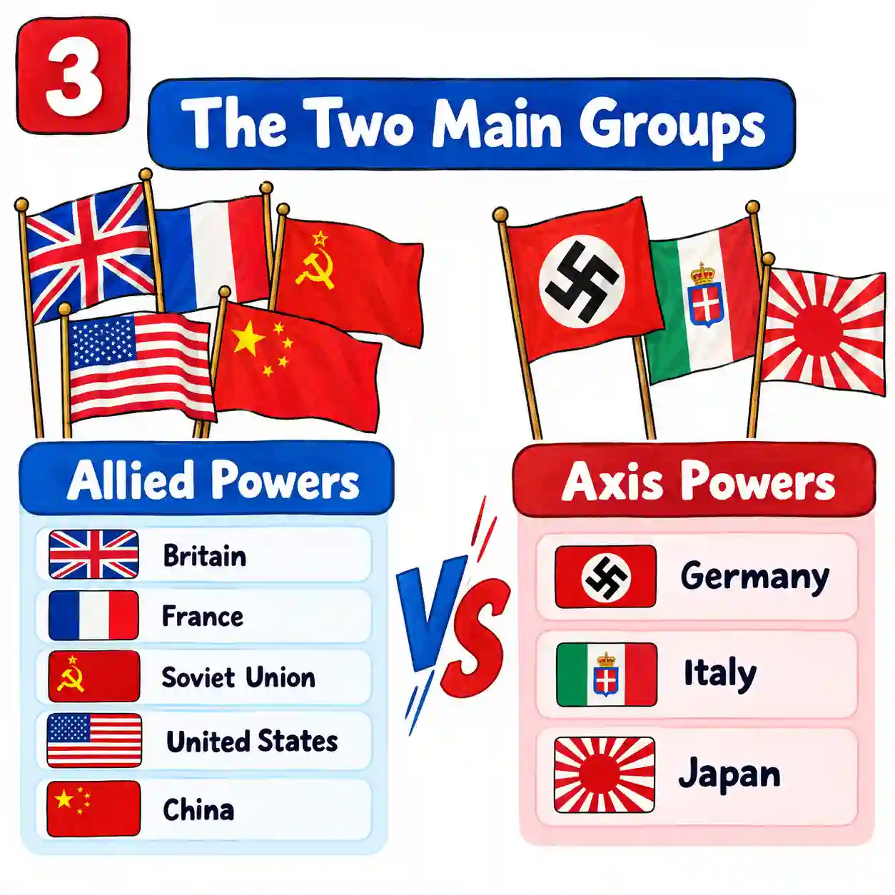 World War 2 (1939–1945): Causes, Events and Effects - Media 3