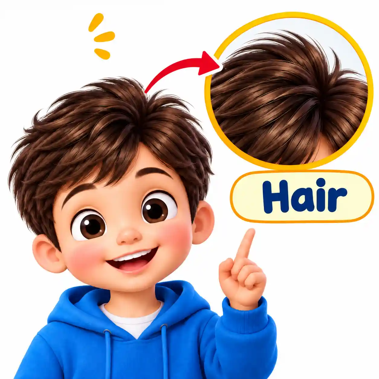Body Parts Names in English | Learn Human Body Parts with Pictures - Media 6