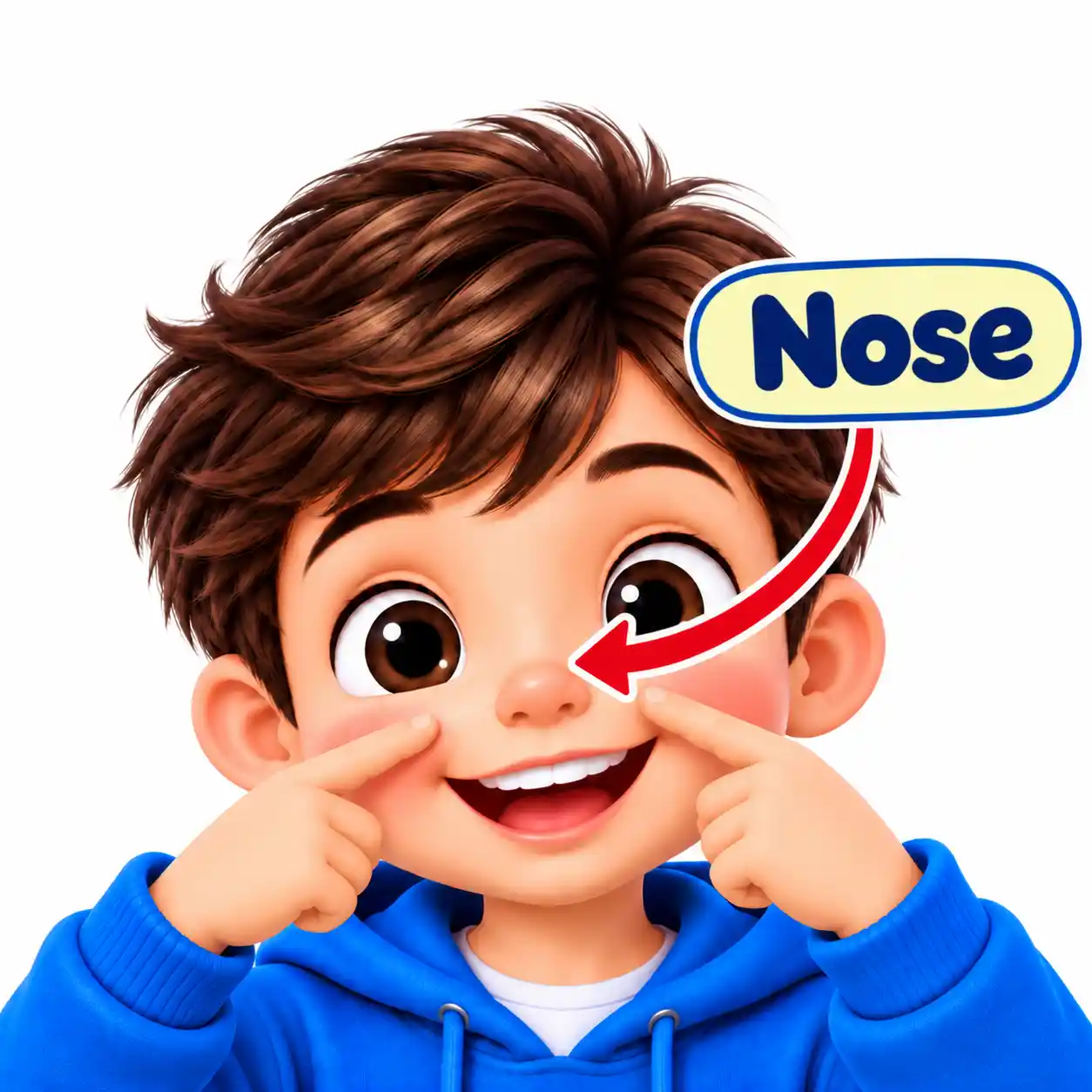 Body Parts Names in English | Learn Human Body Parts with Pictures - Media 7