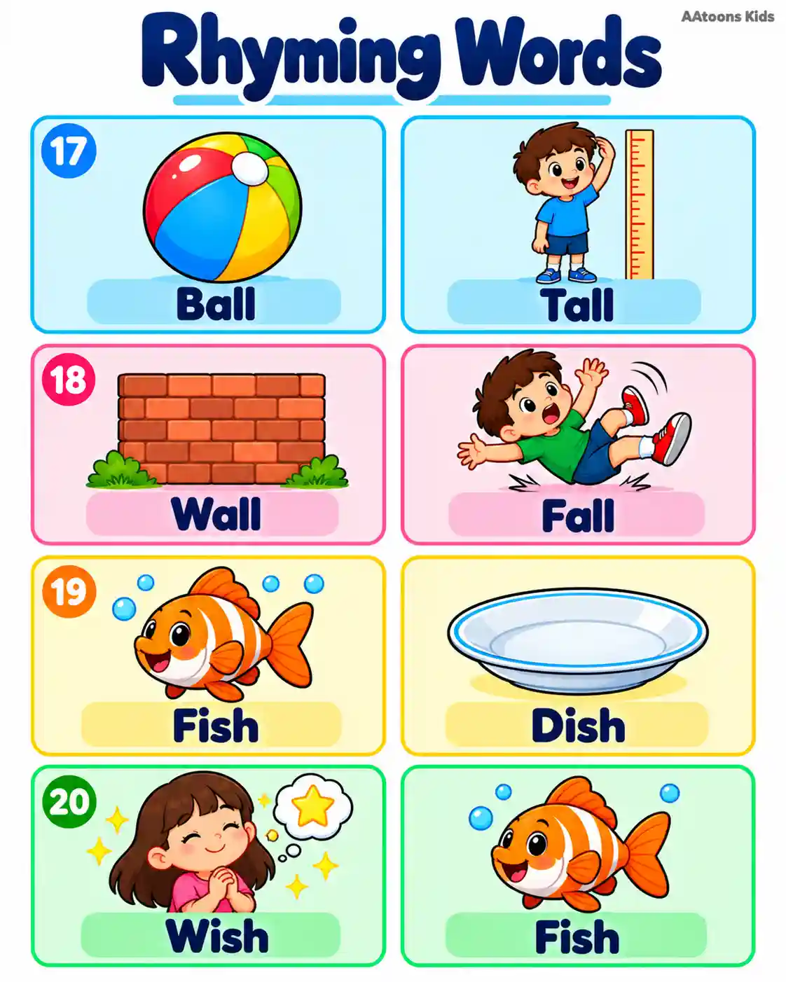 Rhyming Words with Pictures | English Words for Kids - Media 5