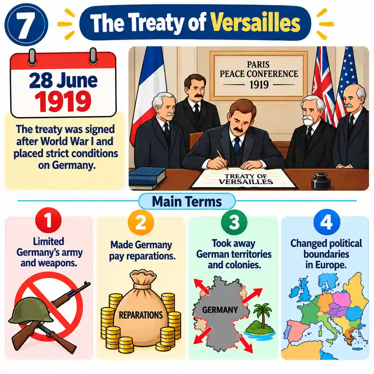 World War 1 Explained | Causes, Events & Consequences | History for Students - Media 7