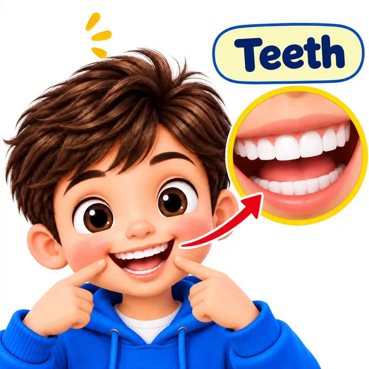 Body Parts Names in English | Learn Human Body Parts with Pictures - Media 9