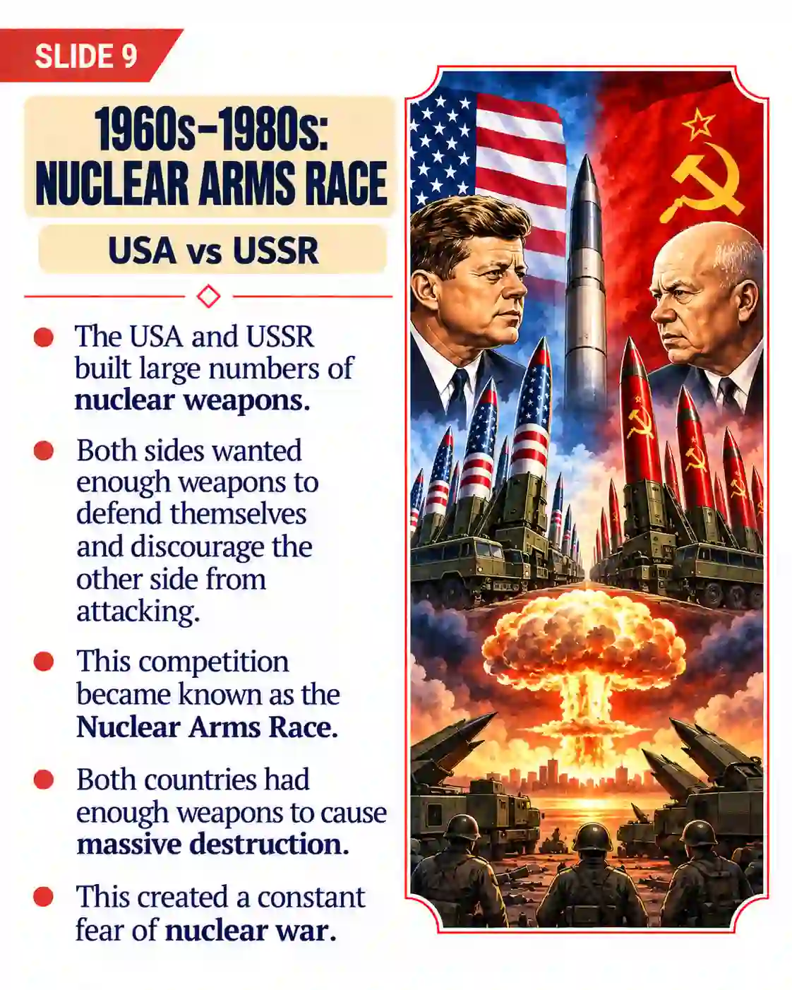 Cold War 1947–1991 | Causes, Major Events and End Explained - Media 9