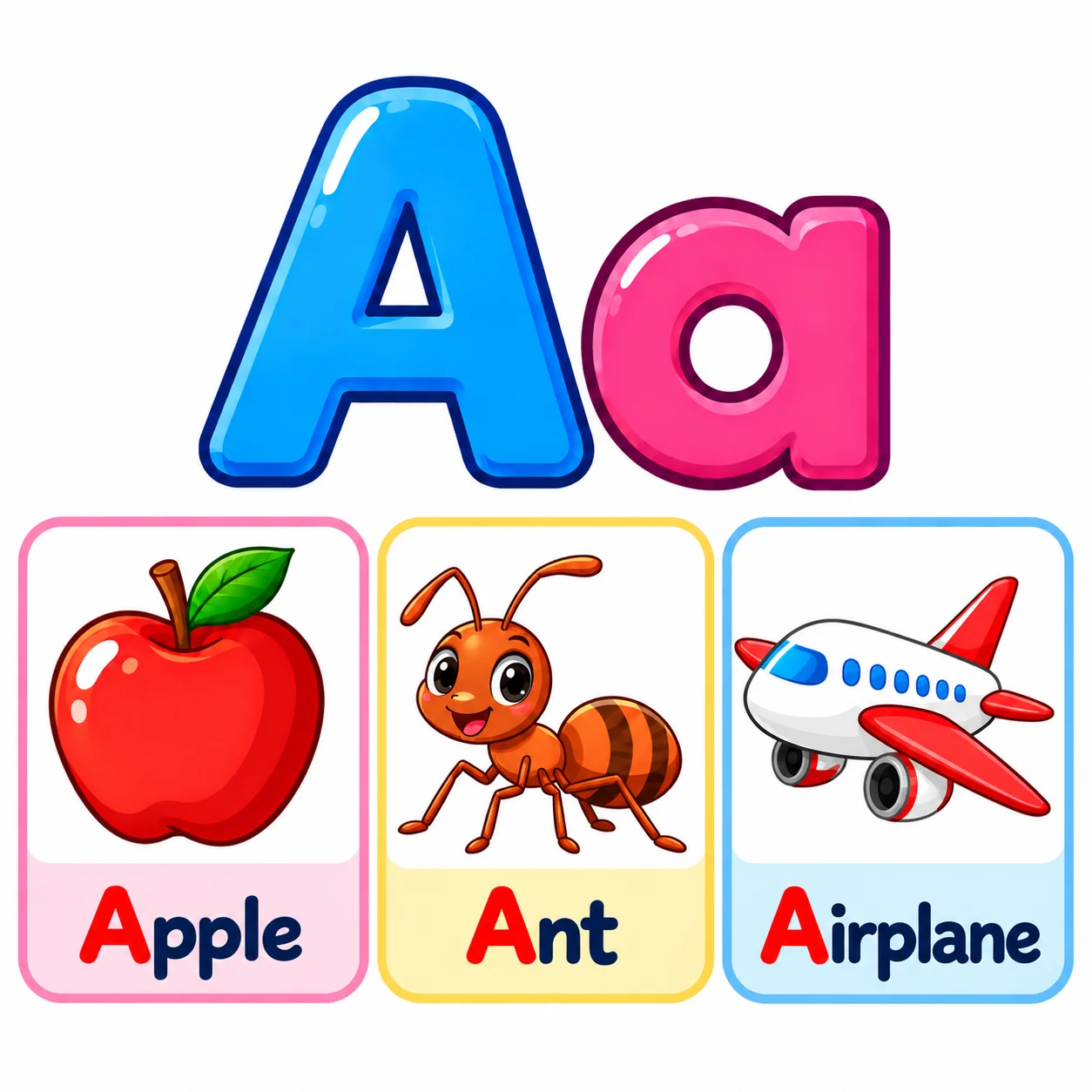 ABCD Alphabet Pictures for Kids | A to Z - Media 1